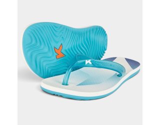 Chinelo Kenner Summer Clean Masculino - Azul e Branco