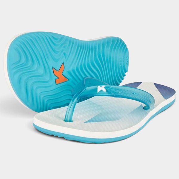 Chinelo Kenner Summer Clean Masculino - Azul e Branco