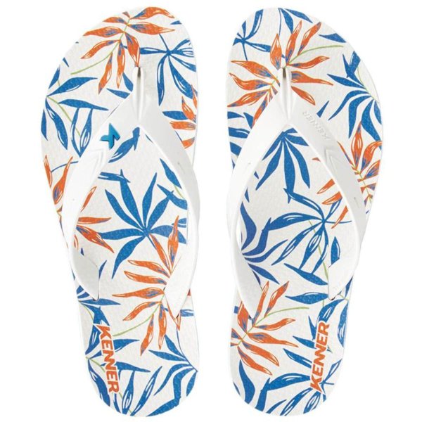 Chinelo Kenner Summer Dunas Masculino - Branco e Azul
