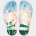 Chinelo Kenner Summer Floater Masculino - Verde Água e Branco 