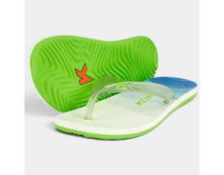 Chinelo Kenner Summer Flow Masculino - Branco e Verde Chinelo Kenner Summer Flow Masculino - Branco e Verde