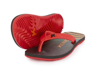 Chinelo Kenner Summer Listras Masculino - Preto e Vermelho