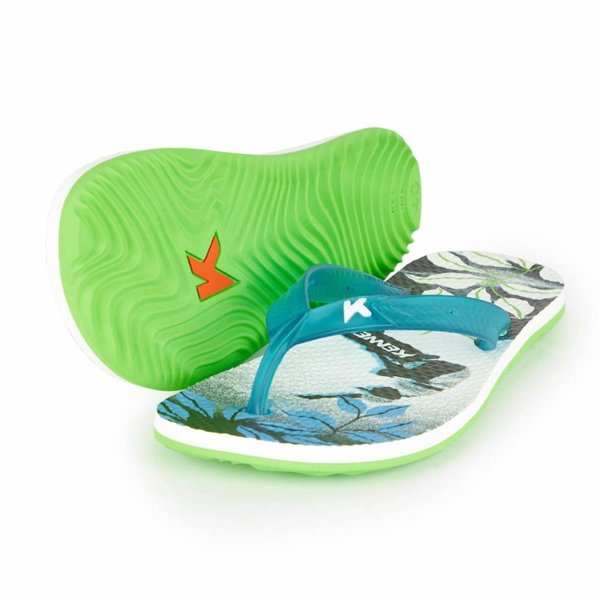 Chinelo Kenner Summer Manobra Masculino - Azul e Verde