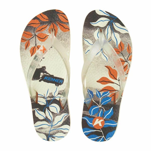 Chinelo Kenner Summer Manobra Masculino - Laranja e Preto