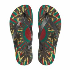 Chinelo Kenner Summer Reggae Masculino - Preto e Verde