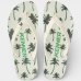Chinelo Kenner Summer Tropical Masculino - Branco e Verde