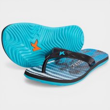 Chinelo Kenner Summer Tropicalia Masculino - Azul e Preto Chinelo Kenner Summer Tropicalia Masculino - Azul e Preto