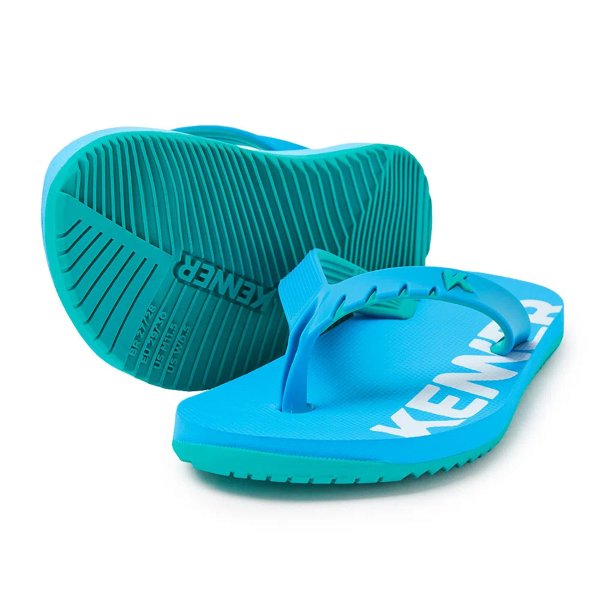 Chinelo Infantil Kenner Red Kids - Azul e Verde