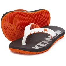 Chinelo Infantil Kenner Red Kids - Preto e Laranja