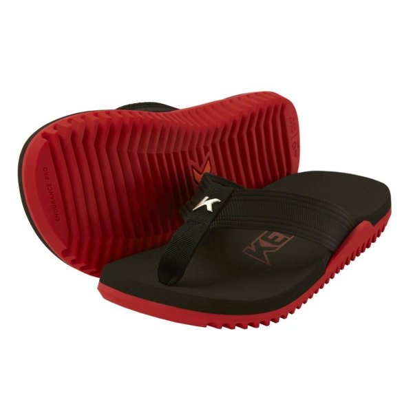 Chinelo Kenner NK6 Pro U1 Masculino - Preto e Vermelho