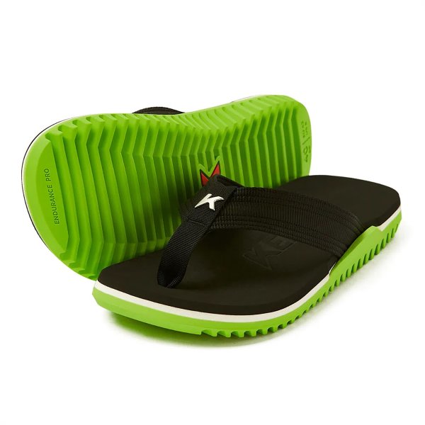 Chinelo Kenner Nk6 Pro Masculino - Preto e Verde