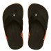 Chinelo Infantil Kenner NK6 Pro Kids - Preto e Laranja