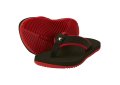 Chinelo Infantil Kenner Kivah Cushy Kids - Preto e Vermelho