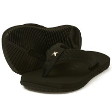 Chinelo Infantil Kenner Kivah Cushy Kids - Preto