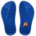 Chinelo Infantil Kenner Kivah Cushy Kids - Preto e Azul