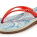 Chinelo Kenner Ibiza Pro Spiral Flatform - Vermelho e Azul