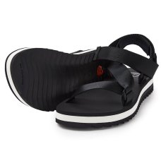 Sandália Kenner Trekking Flatform Feminina - Preto e Branco