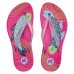 Chinelo Kenner Ibiza Pro Peixes Flatform - Rosa e Verde