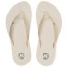Chinelo Kenner Kyra Slim Feminino - Off White e Prata