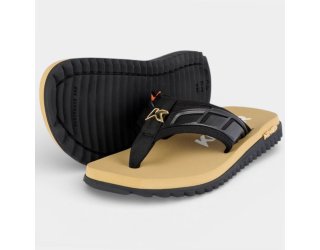 Sandália Kenner Kivah Full Force Masculina - Bege e Preto