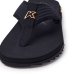 Chinelo Kenner Kivah Dots Gold Masculino - Preto