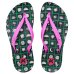 Chinelo Kenner Ibiza Maresia Estampada Feminino - Preto e Rosa