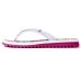 Chinelo Kenner Ibiza Listradinha Feminino - Rosa e Branco