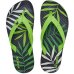 Sandália Kenner Summer Leaves Masculina - Preto e Verde