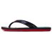 Sandália Kenner Summer Leaves Masculina - Preto e Vermelho