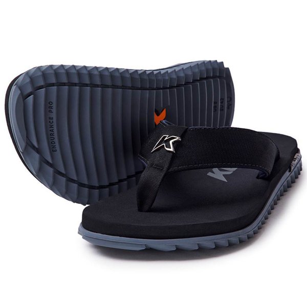 Sandália Kenner Kivah Masculina - Preto e Cinza