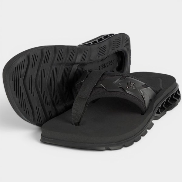 Chinelo Kenner Rakka Ultra Force Masculino - Preto e Cinza