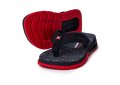 Chinelo Infantil Kenner Flamengo Rakka Kids - Preto e Vermelho