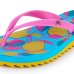 Chinelo Kenner Ibiza Laranjas Estampada Feminino - Azul e Rosa