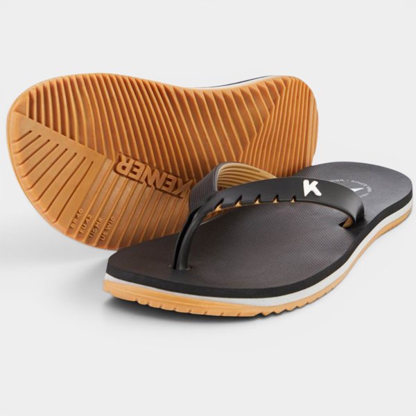 Chinelo Kenner Red Pro Masculino - Preto e Bege