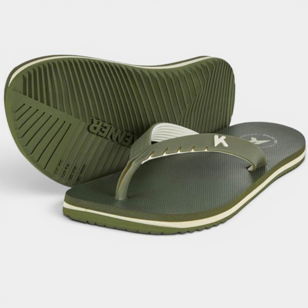 Chinelo Kenner Red Pro Masculino - Verde e Branco