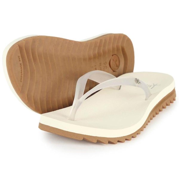 Chinelo Kenner Ibiza Anitta Feminino - Branco e Marrom