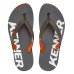 Chinelo Kenner Red Masculino - Cinza e Laranja