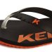 Chinelo Kenner Red Masculino - Preto e Laranja