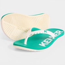 Chinelo Kenner Red Masculino - Verde e Branco