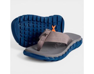 Chinelo Kenner Megah Masculino - Cinza e Azul Escuro