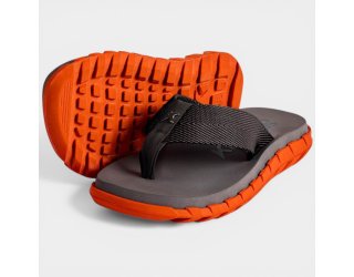 Chinelo Kenner Megah Masculino - Grafite e Laranja Chinelo Kenner Megah Masculino - Grafite e Laranja
