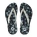 Chinelo Kenner Ibiza Polka Feminino - Preto e Cinza