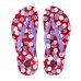 Chinelo Kenner Ibiza Polka Feminino - Vermelho 