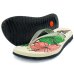 Chinelo Kenner Ibiza Hibisco Feminino - Bege e Preto
