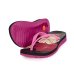 Chinelo Kenner Ibiza Hibisco Feminino - Preto e Rosa