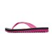 Chinelo Kenner Ibiza Hibisco Feminino - Preto e Rosa