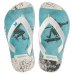 Chinelo Infantil Kenner Summer SK8 Kids - Branco e Azul