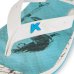 Chinelo Infantil Kenner Summer SK8 Kids - Branco e Azul