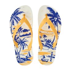 Chinelo Infantil Kenner Summer Tropicos Kids - Azul e Amarelo
