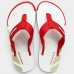 Chinelo Kenner Kick S Up Masculino - Branco e Vermelho